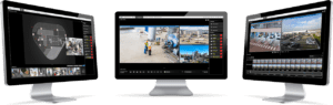 Perspective VMS® - 3 Monitor View