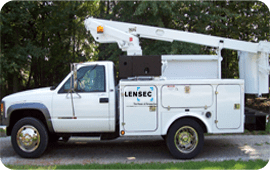 LENSEC Installation Support Lift Truck