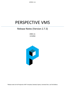 PVMS Release Notes v2.7.3