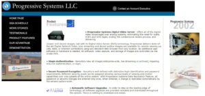 Progressive Systems Website 2002