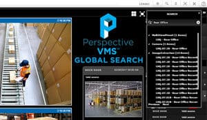 Perspective VMS® Global Search Feature