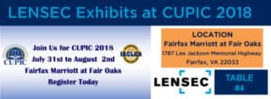 LENSEC Exhibits at CUPIC 2018