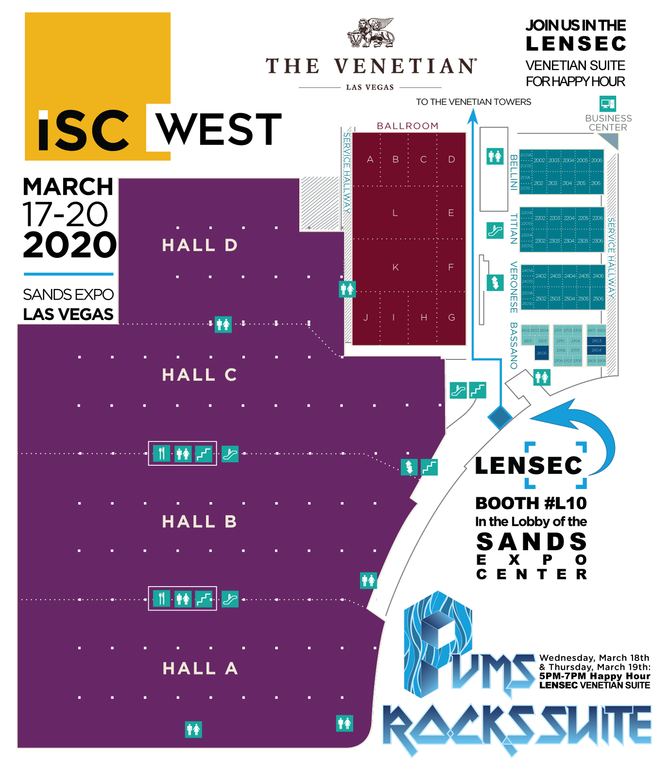 SandsExpoLENSECBoothLocation LENSEC