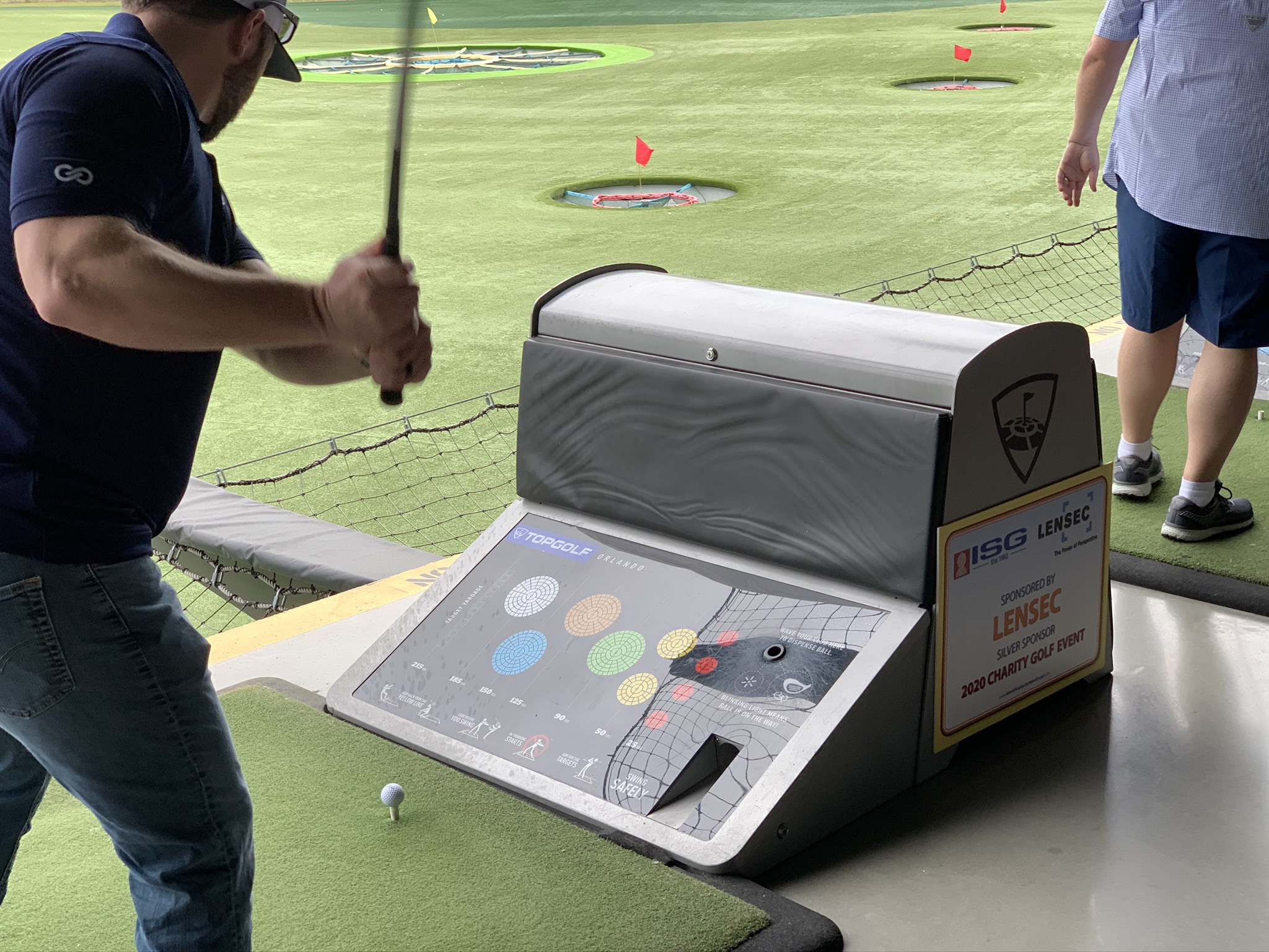 LENSEC Sponsors a Top Golf tournament for charity