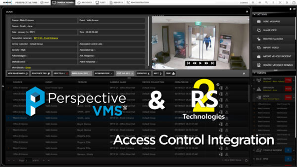 PVMS & RS2 Access Control Integration